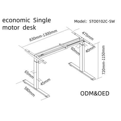 Electric Height Adjustable Desk image 9