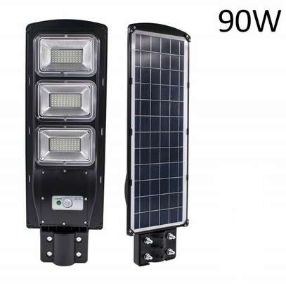 90 watts Solar LED Street Lights with motion and night sensor image 1