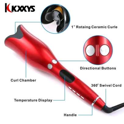 Automatic curling iron LED digital rotating hair curling image 3