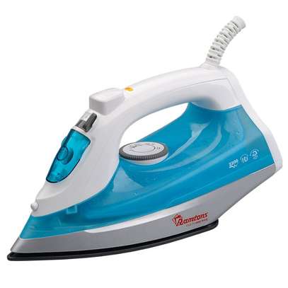 RAMTONS WHITE AND BLUE STEAM & DRY IRON image 1