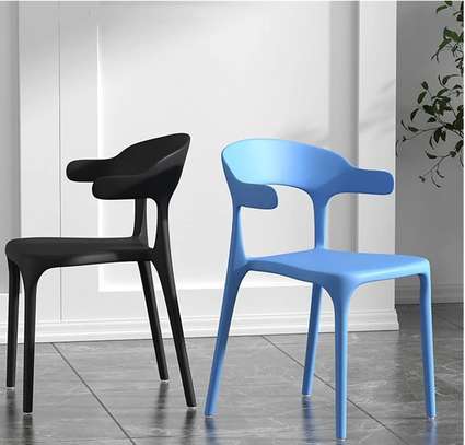 Office Chair: Plastic Durable Office Chair image 1