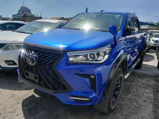 Toyota Hilux double cabin auto diesel 2019 blue image 11