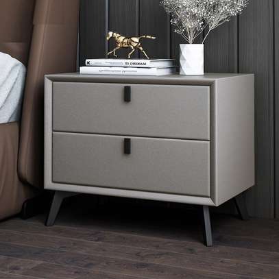 Bedside Table Drawer with Key Lock System image 1