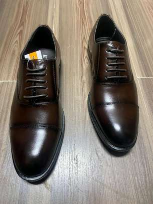 Men pure leather official shoes image 2