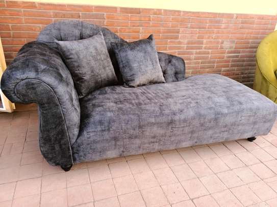 Latest grey simple sofa bed design image 1