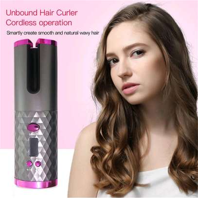 Cordless automatic rechargeable hair curler image 1