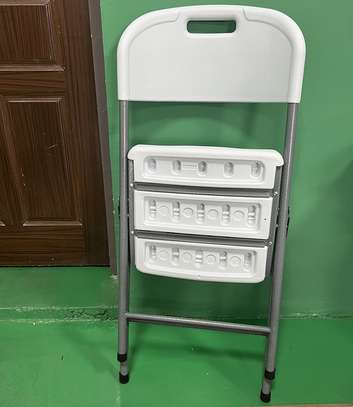 Falcon White Outdoor Foldable Portable Chair image 4
