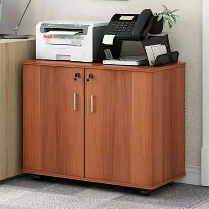 Storage Unit: 2 Door Mobile Credenza Cabinet For Filing image 1