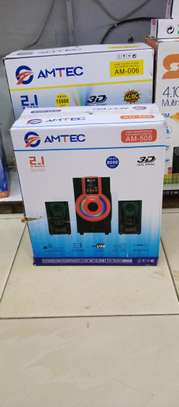 Amtec hometheater speaker system 2.1 image 1