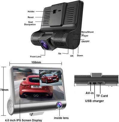 Dash Camera Dual Lens With Rearview Camera Video image 1