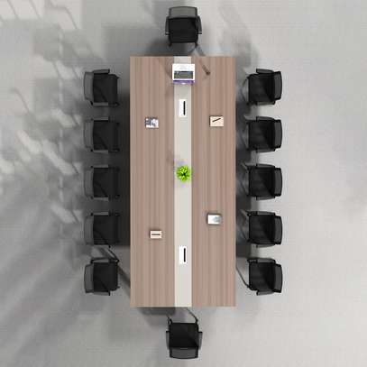 Boardroom Table: 2400MM Gray Many Accomodation Boardroom image 2