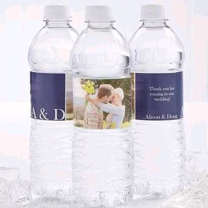Wedding water bottle branding image 2