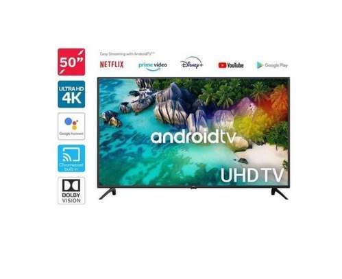 Glaze 50” Smart UHD 4K Android Frameless TV image 1