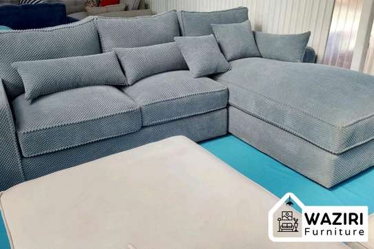 L-Shaped with Spring Cushions image 1