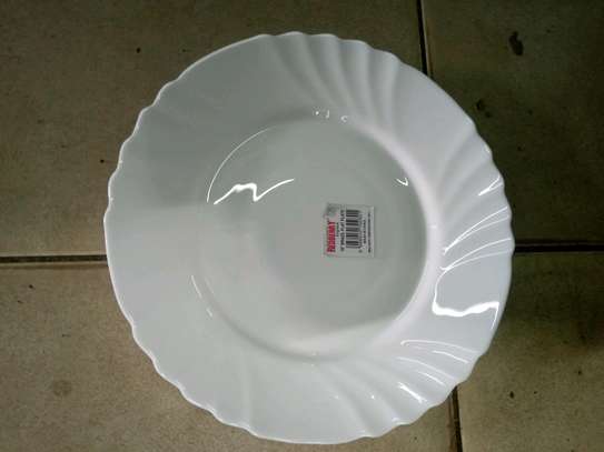 6pc Dinner plates/Glass plates/flat plate image 3