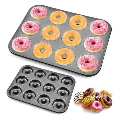 High quality Nonstick 12holes DONUT baking tins image 1