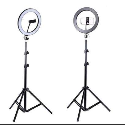 10 Inch Ring Light Tripod Stand image 1