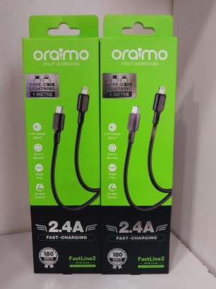 Oraimo FastLine 2.4A 1M Type-C To Lightning Data Cable image 2
