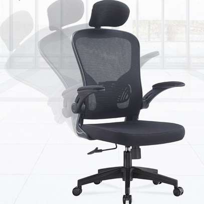Office Chairs: Ergonomic Black Armrest Chair image 3