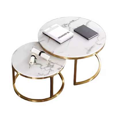 Office Table: Modern Luxury Round Coffee Office Table image 5