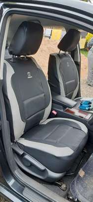 Black Plain Car Seat Covers image 1