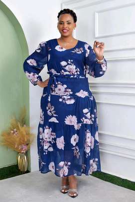 Flowered maxi dress image 7
