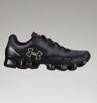 All Black Under Armour SCORPION Running Shoes image 2