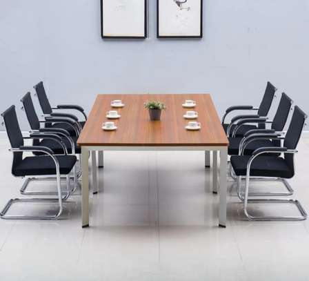 High-Back Mesh Executive Chair with Stainless Steel Legs image 6