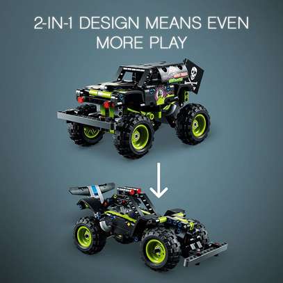 LEGO Technic Monster Jam Grave Digger 42118 Building Toy Set image 6