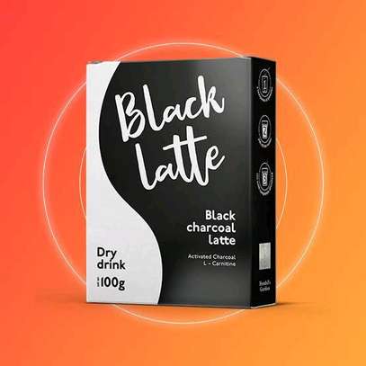 Black Latte Dry Drink Black Charcoal Latte Hendel 's image 1