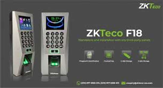 ZKTeco F18 Time Attendance Reader Access Control System image 1