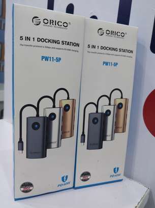 ORICO 5-in-1 USB C Docking Station with 4K HDMI 60W Power image 1