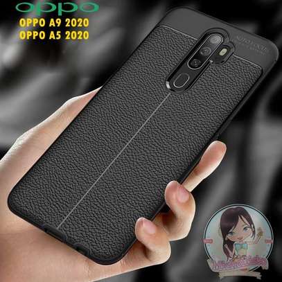 Auto Focus Leather Pattern Soft TPU Back Case Cover for Oppo A5 2020/A9 2020 image 5