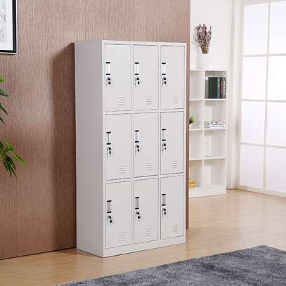 Office Cabinet: Nine Lockers Executive Cabinet image 1