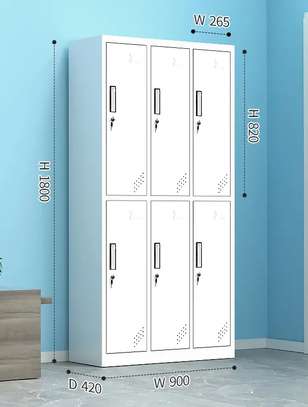 6-Door Office Storage Cabinet Locker image 8