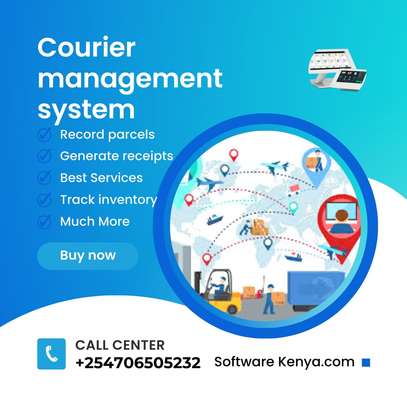 Courier parcel management system software image 1
