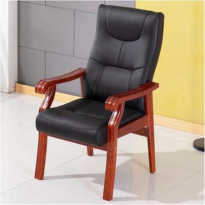 Office Chair:Leather Guest Chair image 1