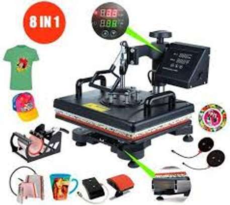 Heat Press Machine 8 in 1 Digital image 1