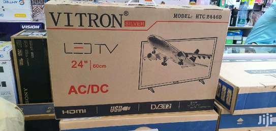 Vitron 24 inches brown tv image 1