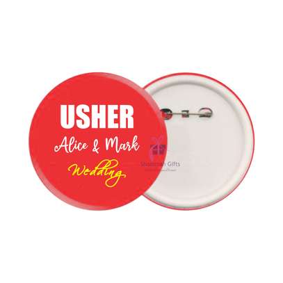 BUTTON BADGES CUSTOMIZED WITH YOUR DESIGN image 2