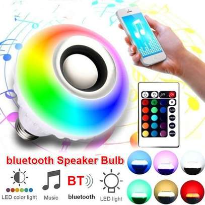 LED Light Bulb With Speakers Bluetooth Smart Music Bulb Multi Colour image 1