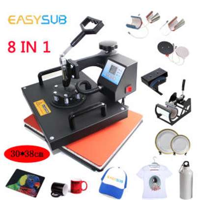 8 in 1 Comb Heat Press Machine -15 by 15 image 1
