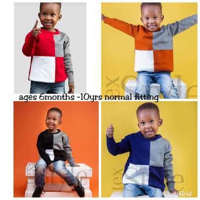 kids sweaters knit high quality image 1