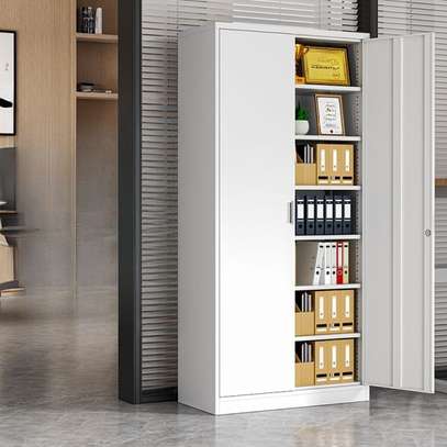 Office Cabinet; 2-door Metal Storage File Long Door Cabinet image 1