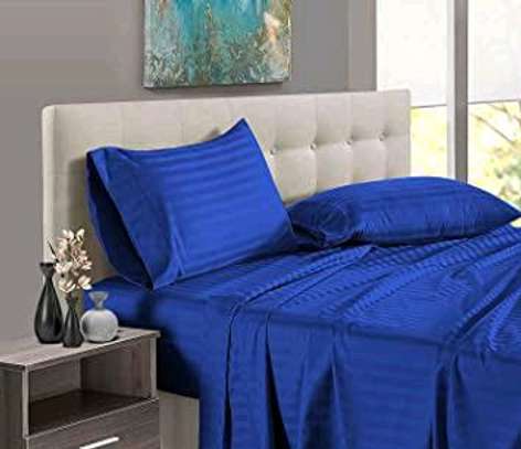 Quality stripped bedsheets size 7*8 satin image 3