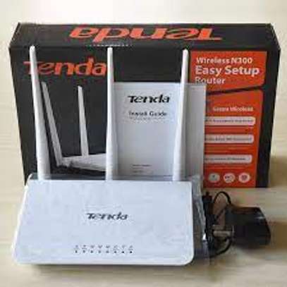 tenda N300 300 Mbps Wireless WiFi Router image 1