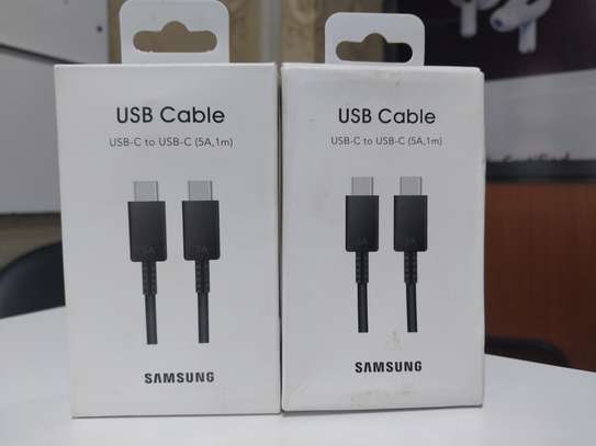 Samsung USB Cable 5A (USB-C to USB-C) image 1