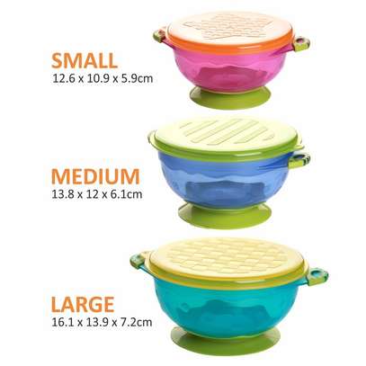Suction Bowl Set - 3 Pack image 2