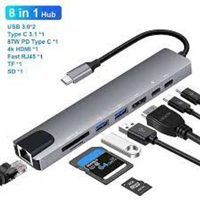 Highly Effective 8-In-1 USB 3.0 Type-C Hub to HDMI Adapter image 1