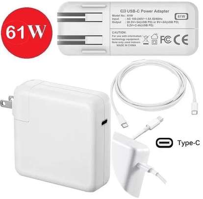 Apple MacBook Pro Air USB-C 61W AC Adapter Charger image 1